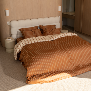 Cooling Bamboo Quilt Cover Set | Stripes