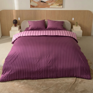 Cooling Bamboo Quilt Cover Set | Stripes