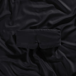 Black cooling sleep mask