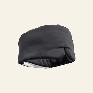 Charcoal cooling sleep mask, side view