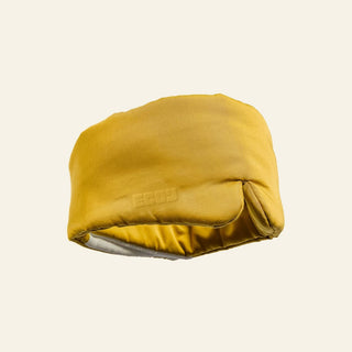 Honeycomb cooling sleep mask, side view