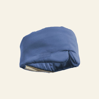 Storm Blue cooling sleep mask, side view