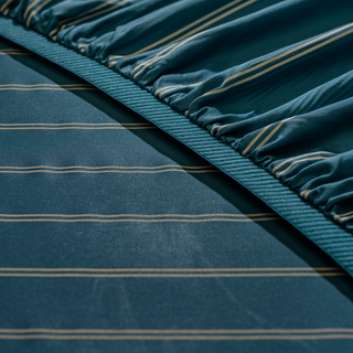 Cooling Bamboo Fitted Sheet | Stripes