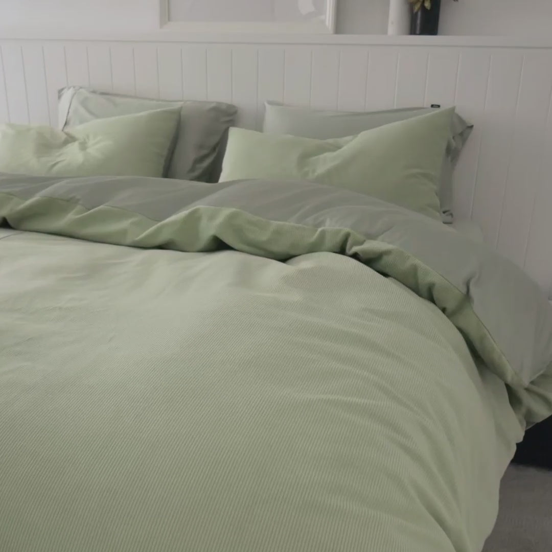 Corduroy Quilt Cover Set