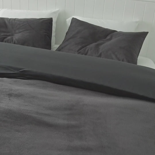 Corduroy Quilt Cover Set
