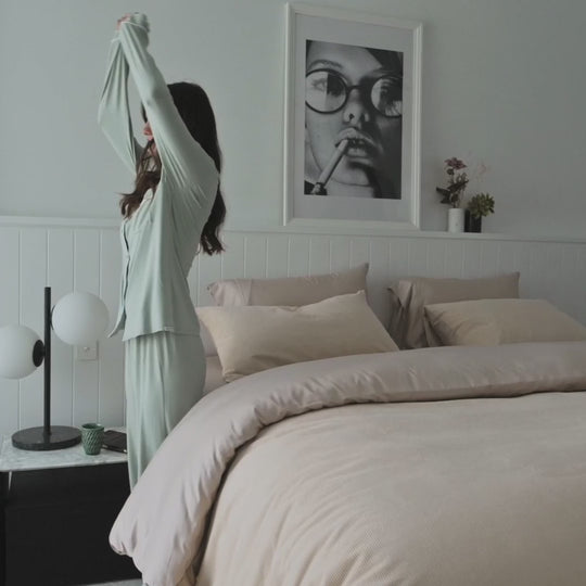 Corduroy Quilt Cover Set
